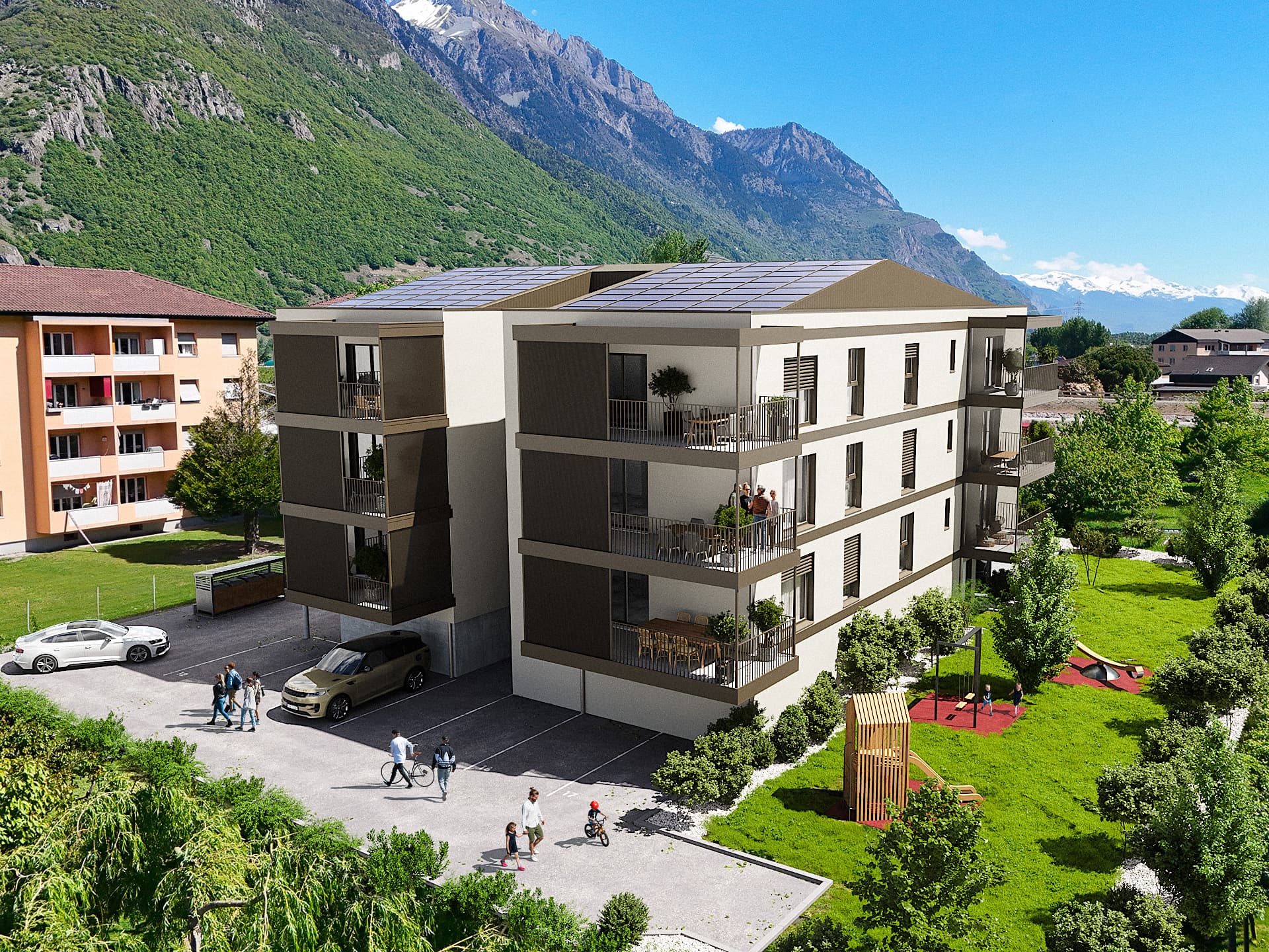 Appartement 2,5 pièces à Martigny (Lot 101) - Chantier en cours