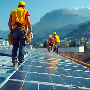 Rénovation énergétique - Pose de panneaux solaires
