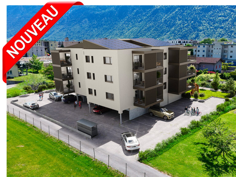 Immeuble La Praille Martigny - extérieur Nord Ouest