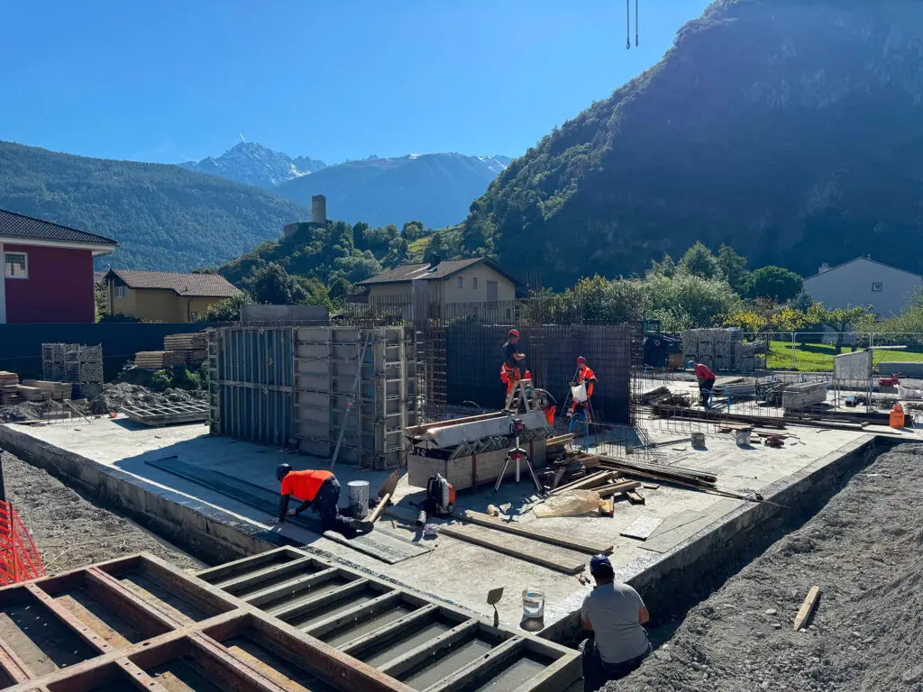 Bétonnage des fondations 29-09-2025