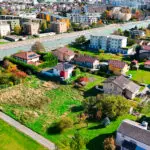 L'emplacement de l'immeuble vu du ciel