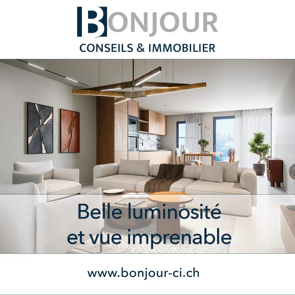 Immeuble La Praille - Séjour (Vue 3D)