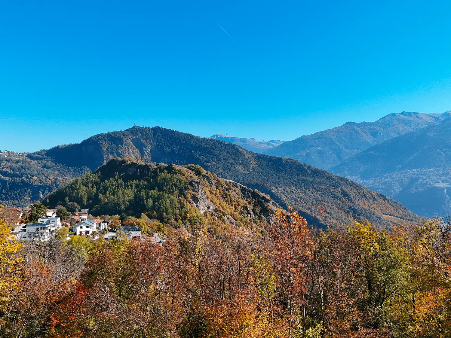 Ayent - Immeuble Ethéria - Vue sur la vallée